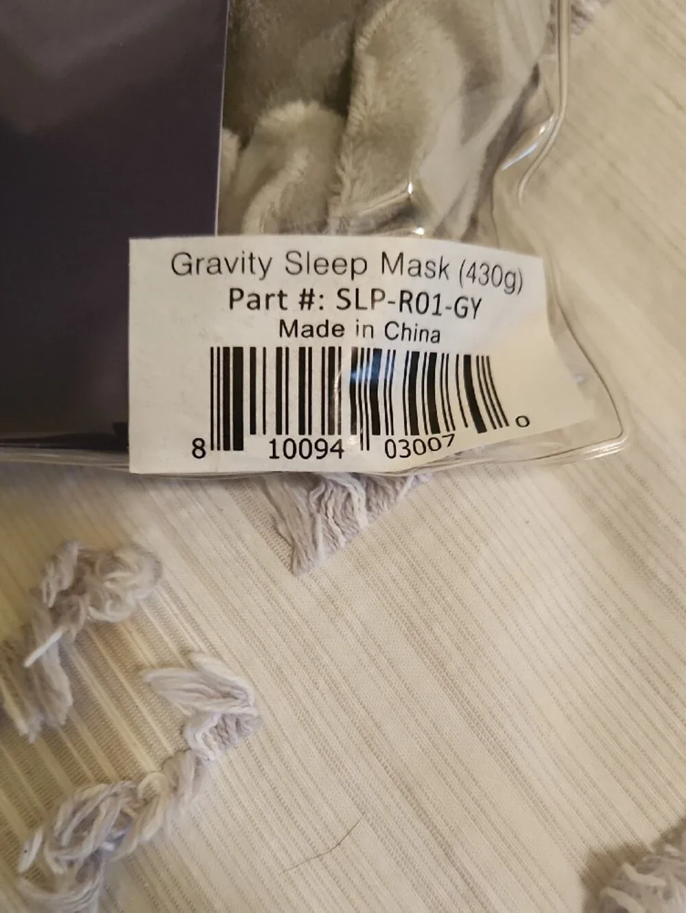 Gravity Sleep Mask, NWT